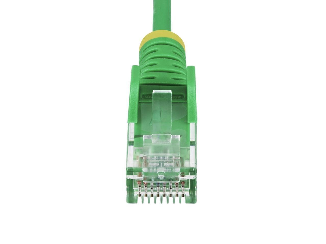 StarTech 6ft Green Slim CAT6 Ethernet Cable, Snagless, 100W PoE, UTP, LSZH,