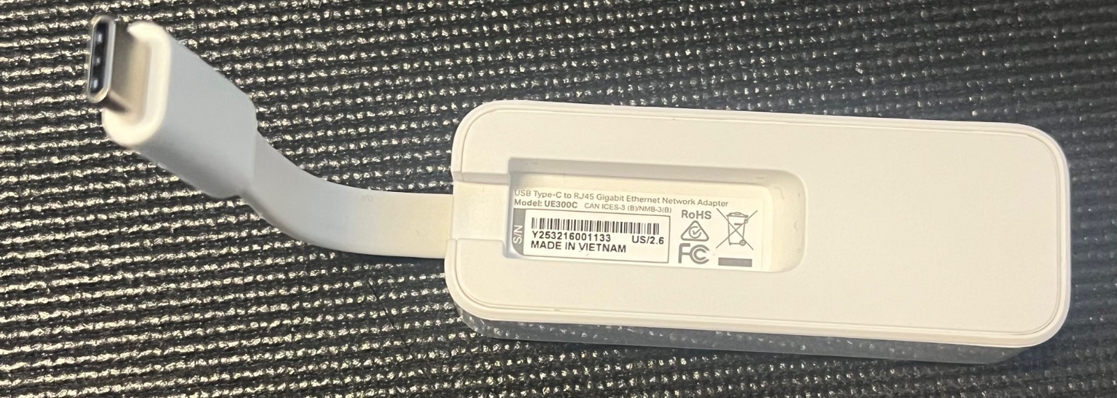 TP-Link USB-C to Ethernet Adapter UE300C White Lot of 2 Gigabit