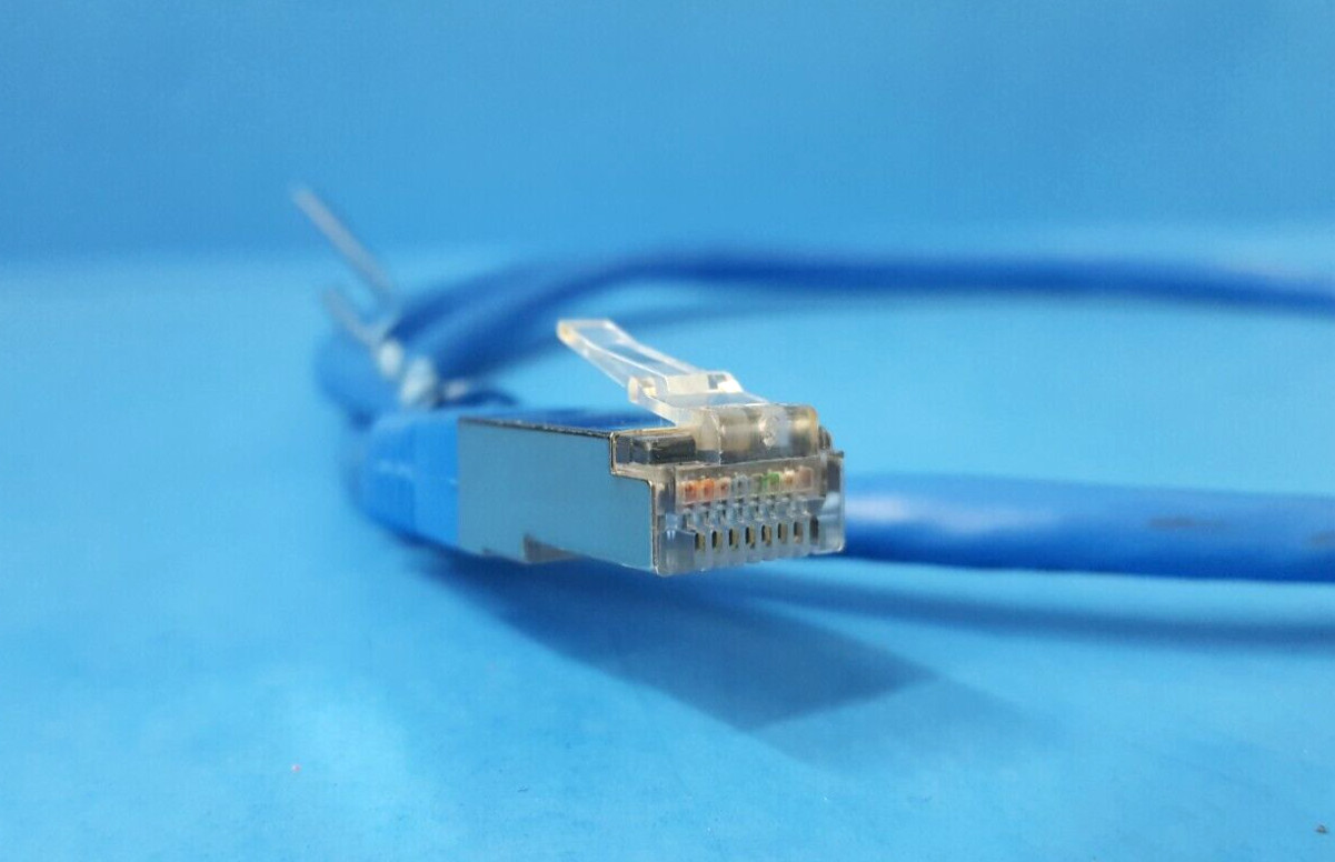 1PC- CAT6 6 PATCH CABLE , MOLDED, PVC-BLUE, EVNSL0272BL-0003, 3FT 0.9M, 26AWG