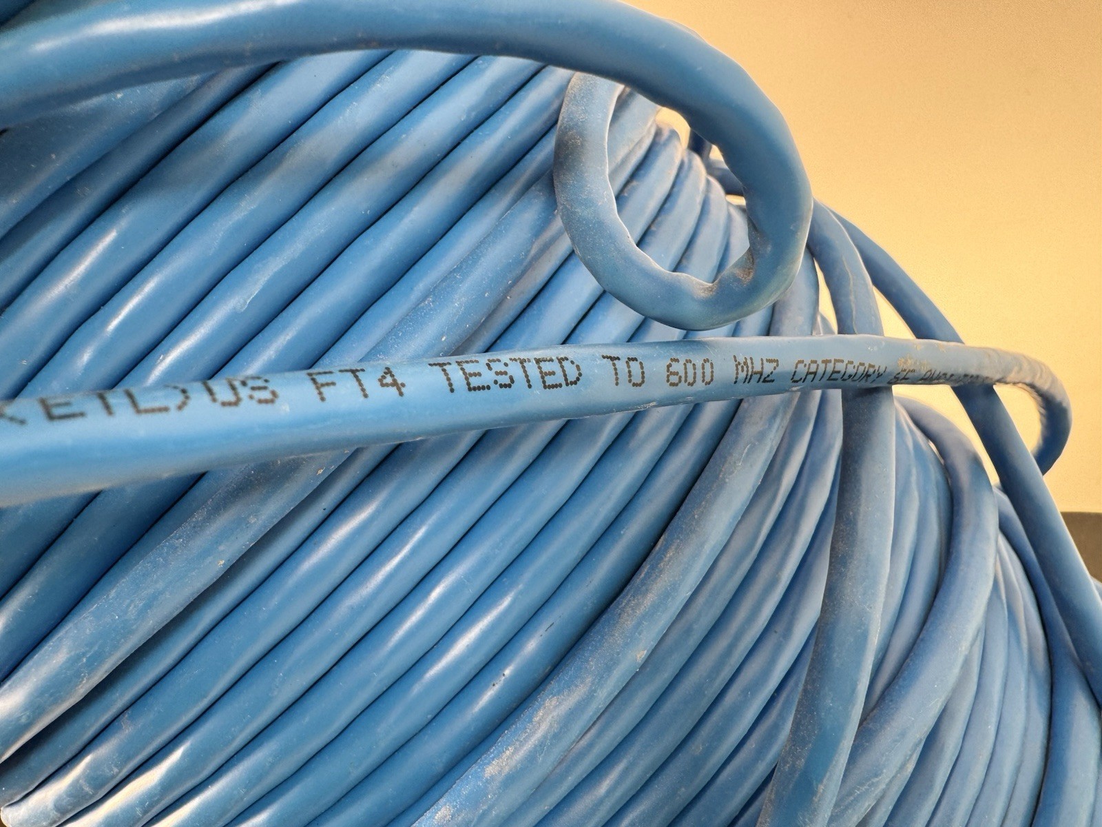 500+ Feet Total Of Cat6e Cable ANSI/TIA-568C.2 23 Awg 600MHz Network ETL UTP