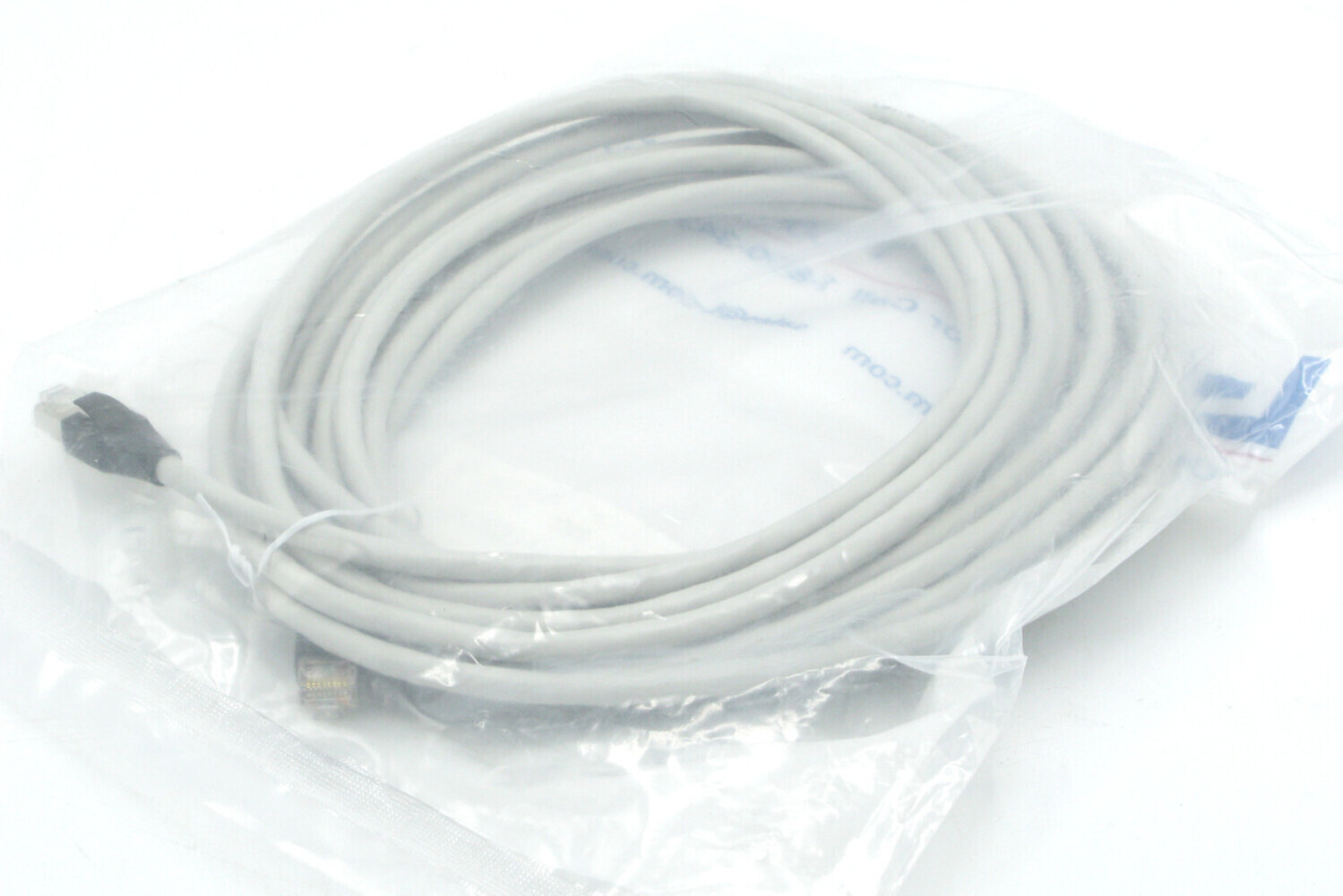 Shielded Cat 6 Cable, RJ45 / RJ45 PVC Jacket, Gray 25ft