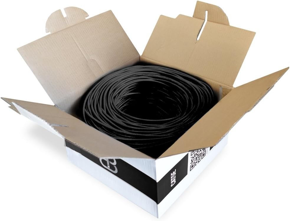 Durable Ethernet Cable – 24AWG, Black