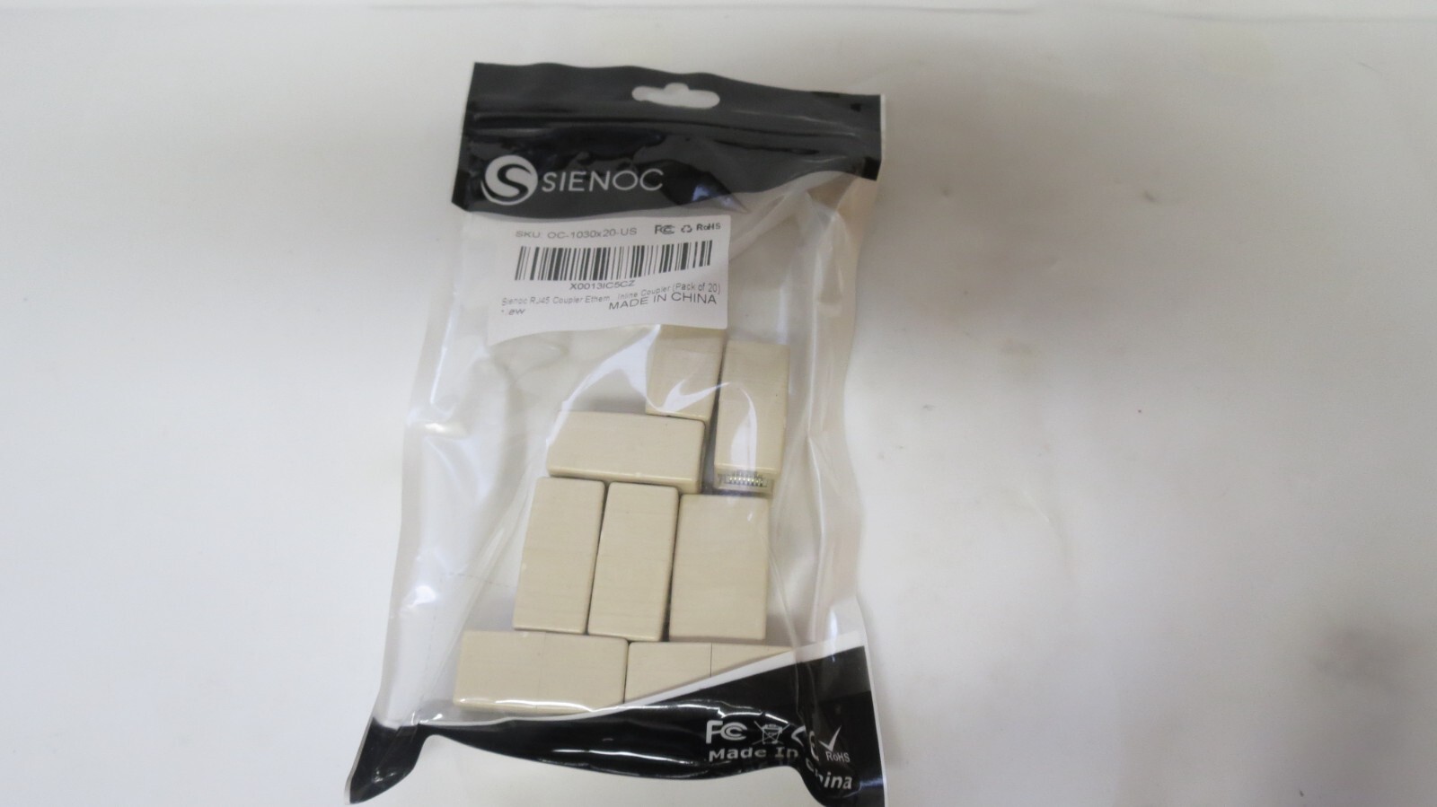 New Open Box Lot 17 Genuine Sienoc RJ-45 Coupler Ethernet OC-1030×20-US Cat 5e