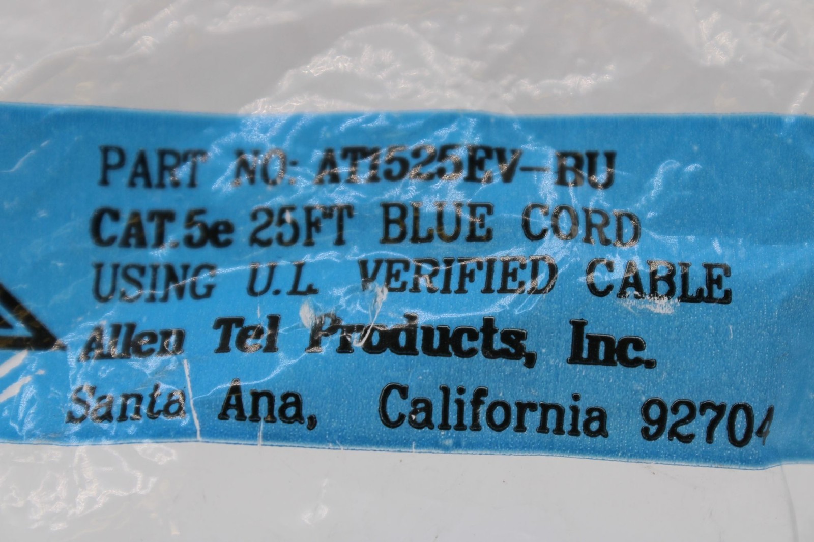 NEW Allen Tel Products Cat.5e 25FT Blue Network Cable UL Verified