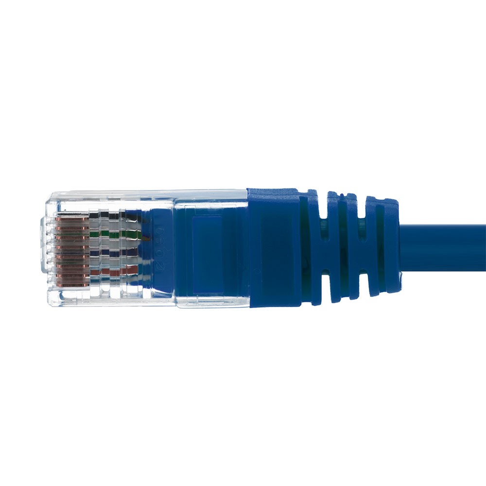 Ethernet Patch Cable CAT5E, UTP, 24AWG, 0.5 Ft, 10 pack, Blue