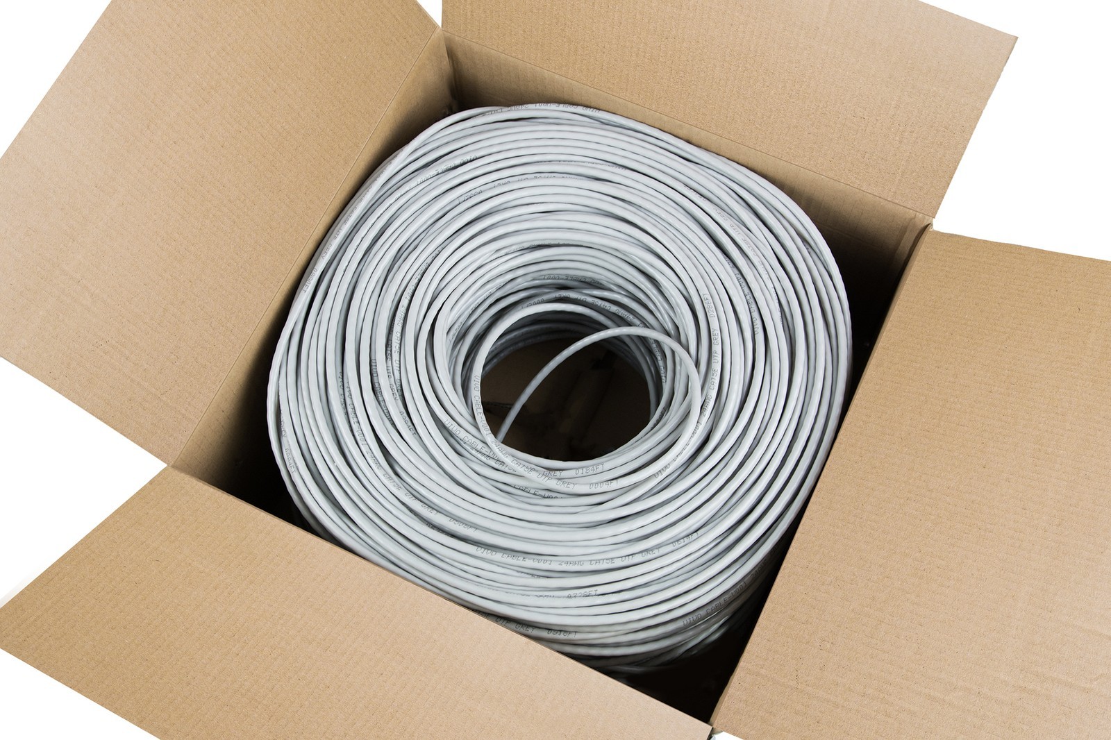 VIVO 500ft bulk Cat6 Ethernet Cable / Wire UTP Pull Box 500 ft Cat-6 Grey LAN