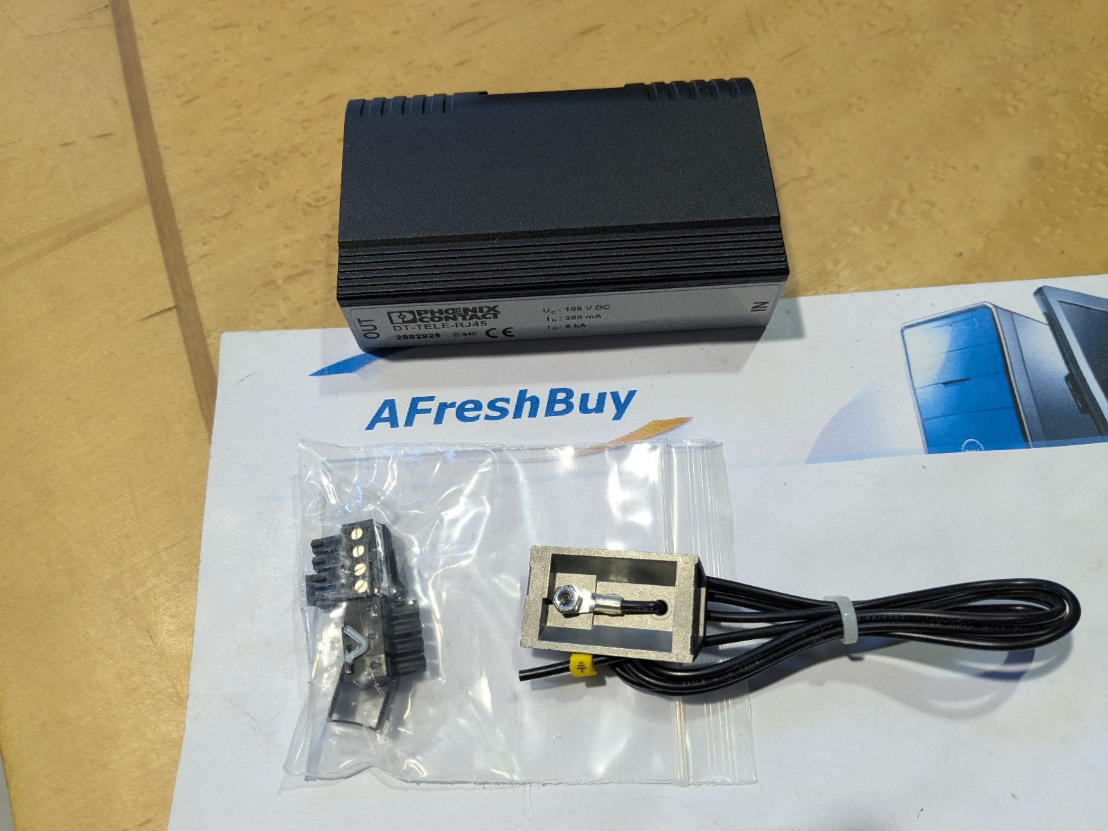 Open Box PHOENIX CONTACT DT-TELE-RJ45 SURGE PROTECTION DEVICE