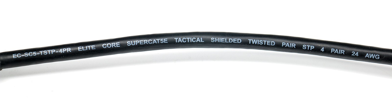 Elite Core Tactical Shielded SUPER CAT5E Cable 328 ft Ethercon RJ45