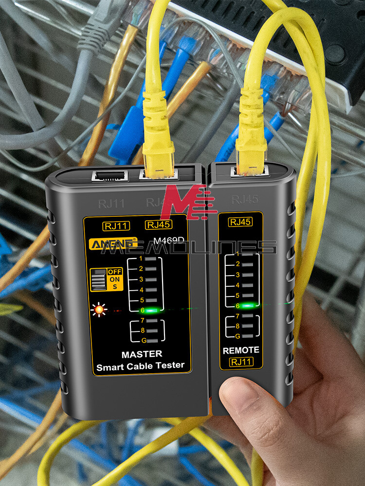 RJ45 Network Cable Lan Tester RJ45 RJ11 RJ12 CAT5 UTP LAN Cable Repair Tools