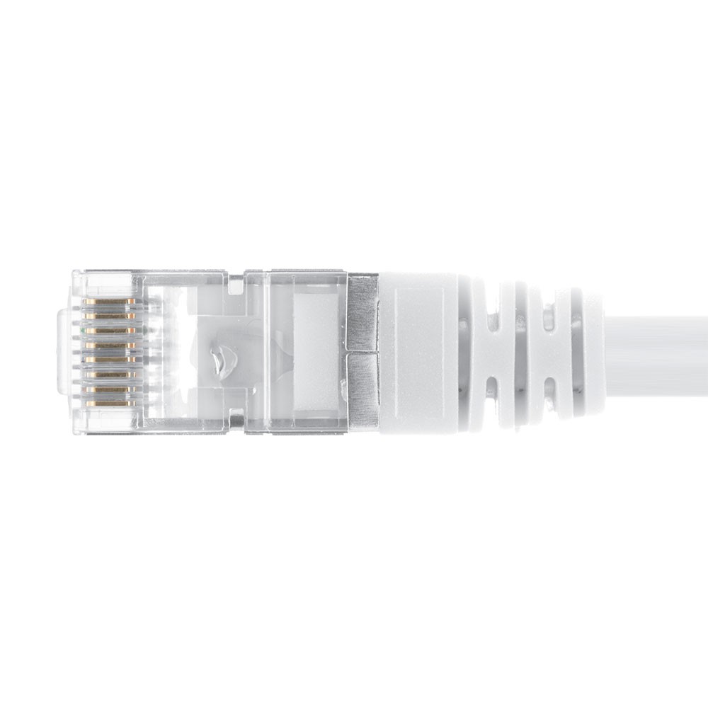 Ethernet Patch Cable CAT6, F/UTP, 26AWG, 0.5 Ft , 5 pack, White