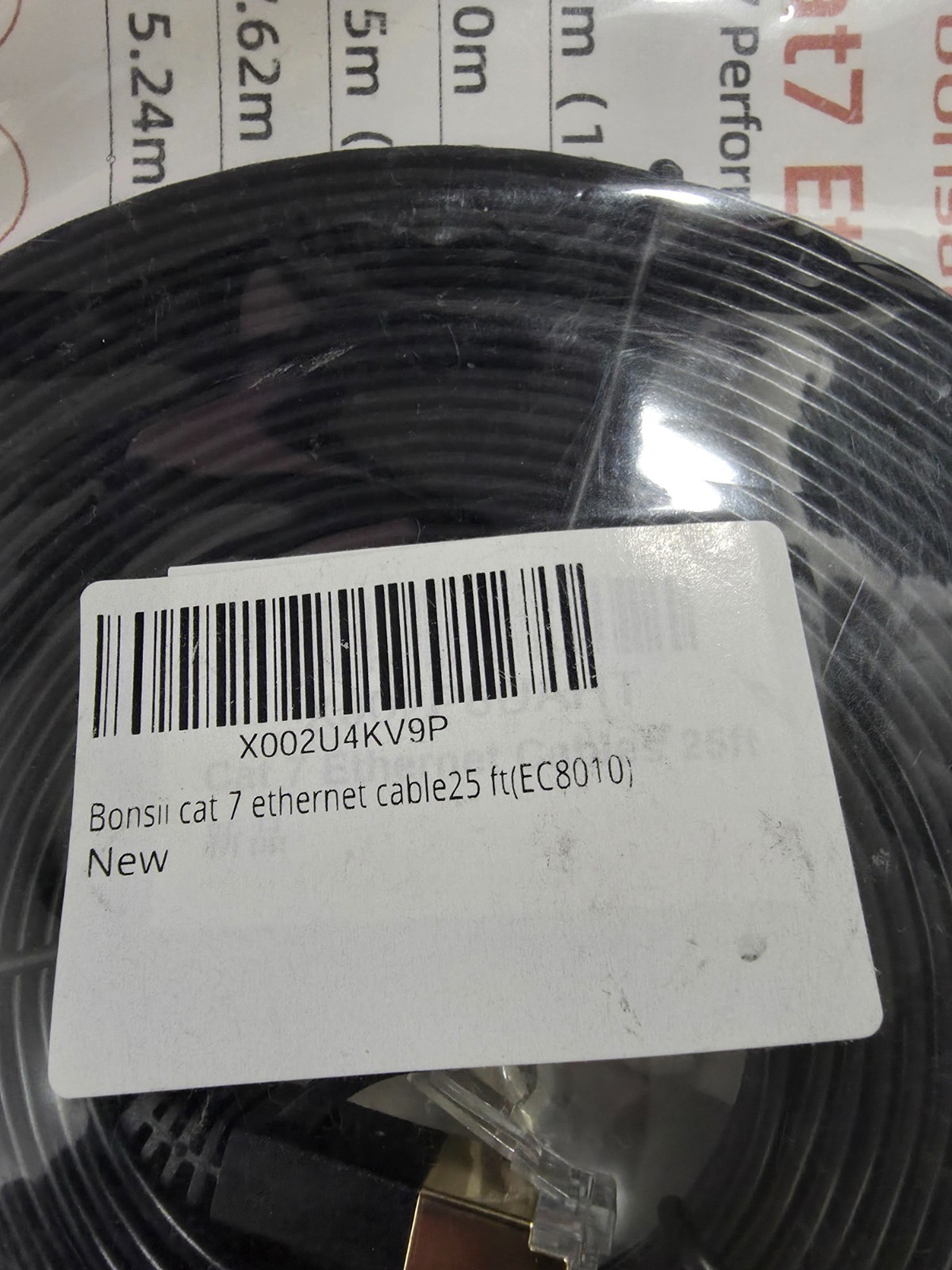 Bonsai CAT7 Ethernet Cable 25ft EC8010 High Speed Network Cable – NEW
