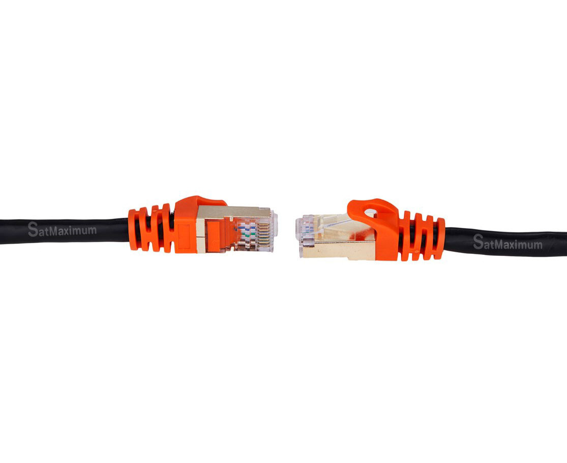 CAT7 Outdoor 15FT Ethernet Patch Cable 26AWG Copper SFTP LAN RJ45 Cord