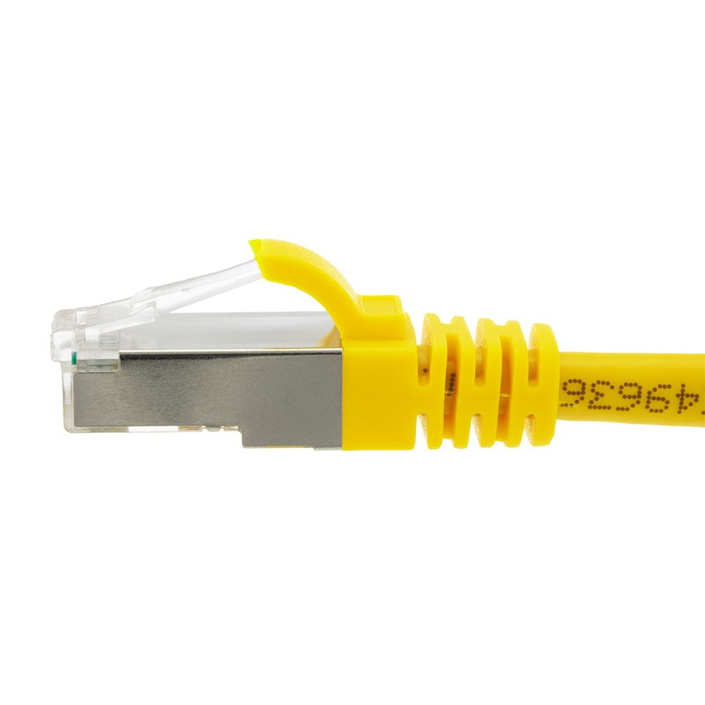 Ethernet Patch Cable CAT6, F/UTP, 26AWG, 0.5 Ft , 5 pack, Yellow