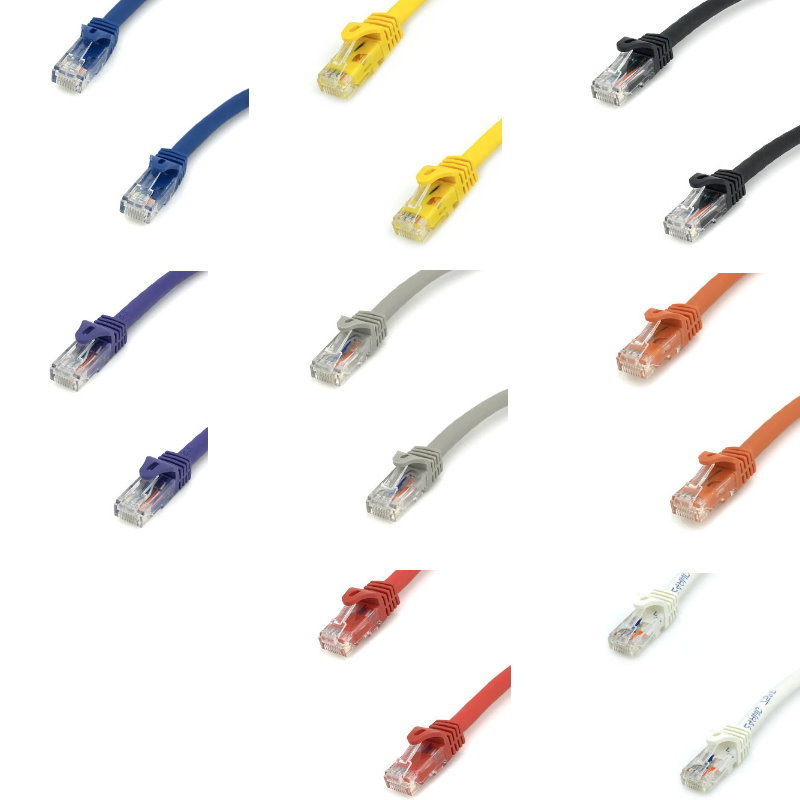 50′-100′ Feet CAT6A UTP Patch Cable Cord 600MHz 10Gbps 24AWG Ethernet Network