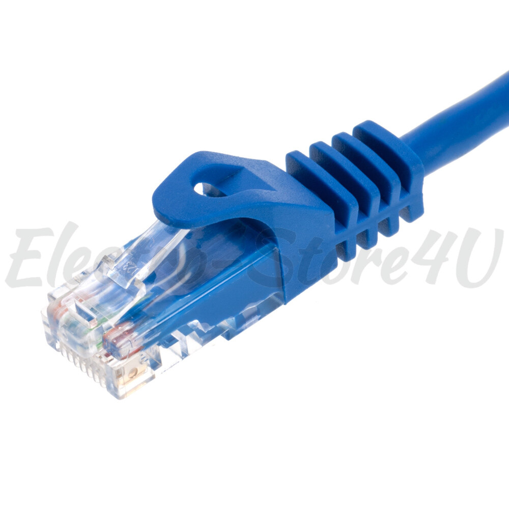 CAT5e Ethernet Patch Cable LAN Network Internet Modem Router Computer Cord Lot