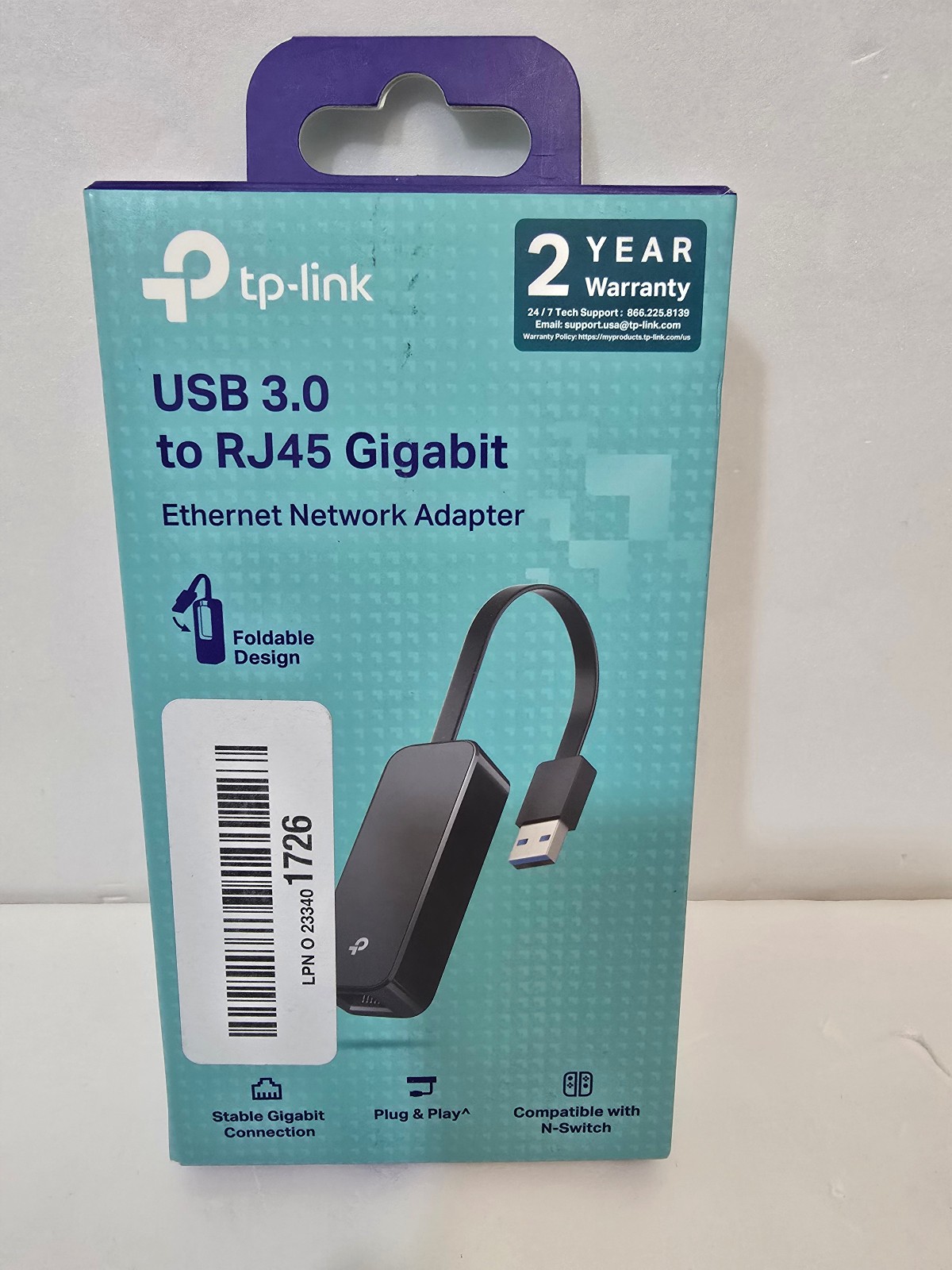 TP-Link USB 3.0 to RJ45 Gigabit Ethernet Network Adapter UE306 Nintendo Switch