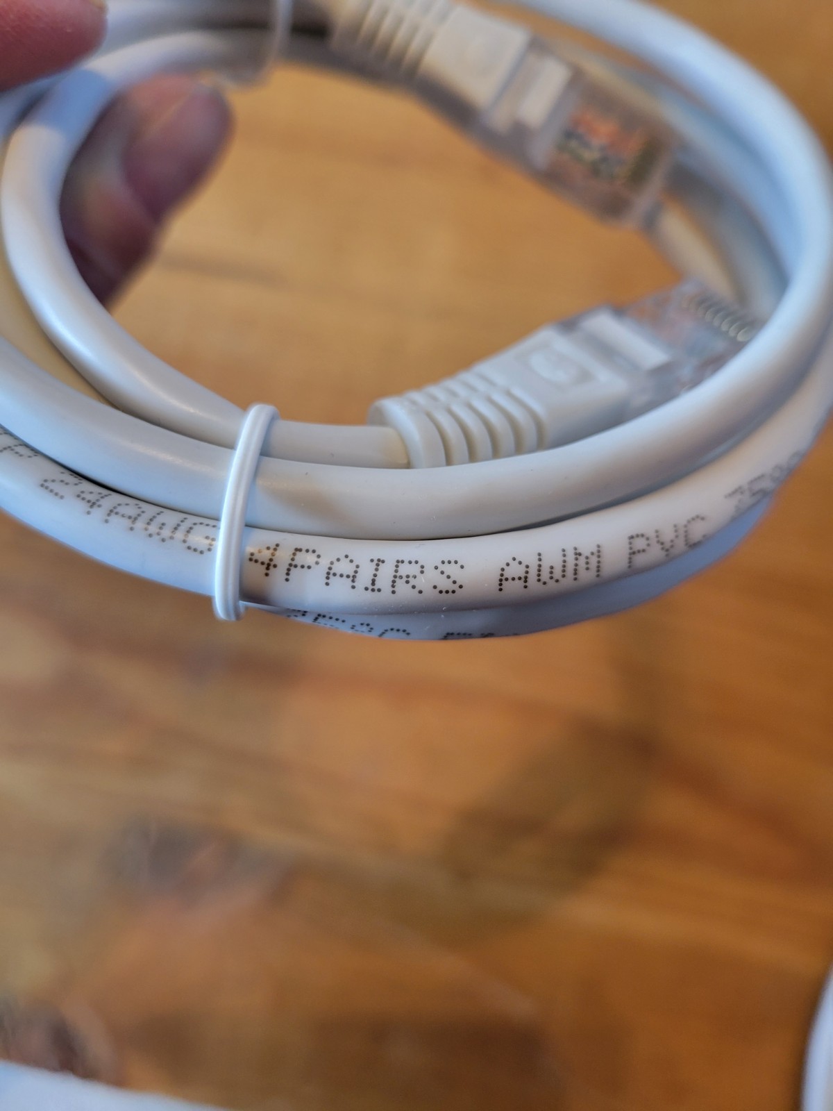 Cat 5E Ethernet Patch Cable 4ft Grey 24AWG/4PRS EIA/TIA