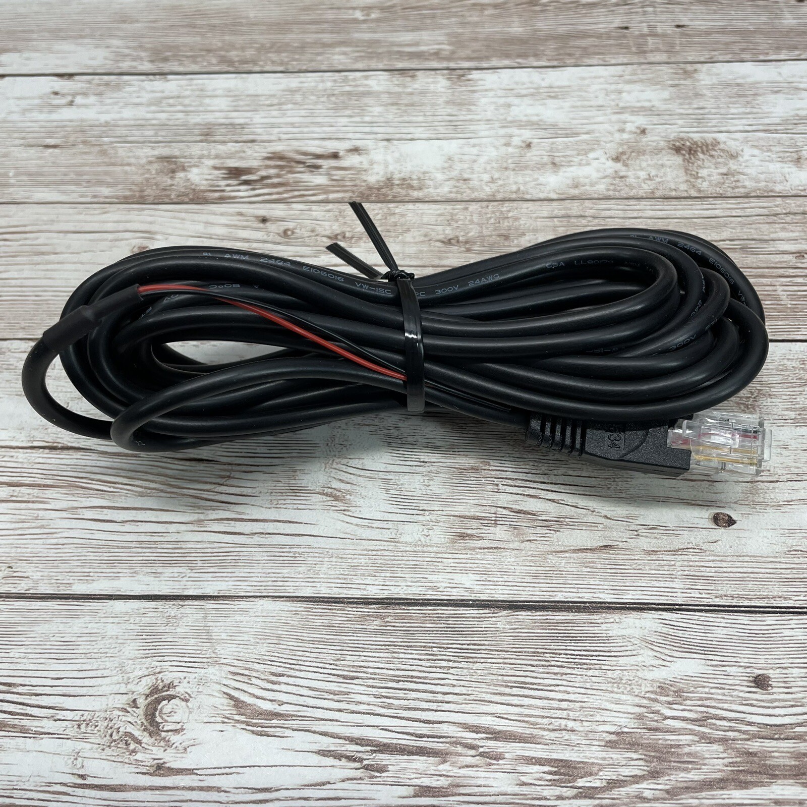 APC Schneider NetBotz Dry Contact State Monitor Sensor Cable 15ft Black NBES0304