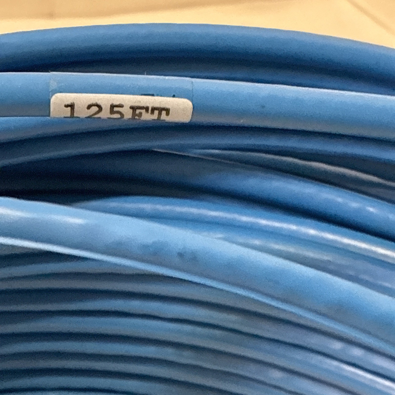 CAT6E Cable Blue Two Wire With Fitting 125ft