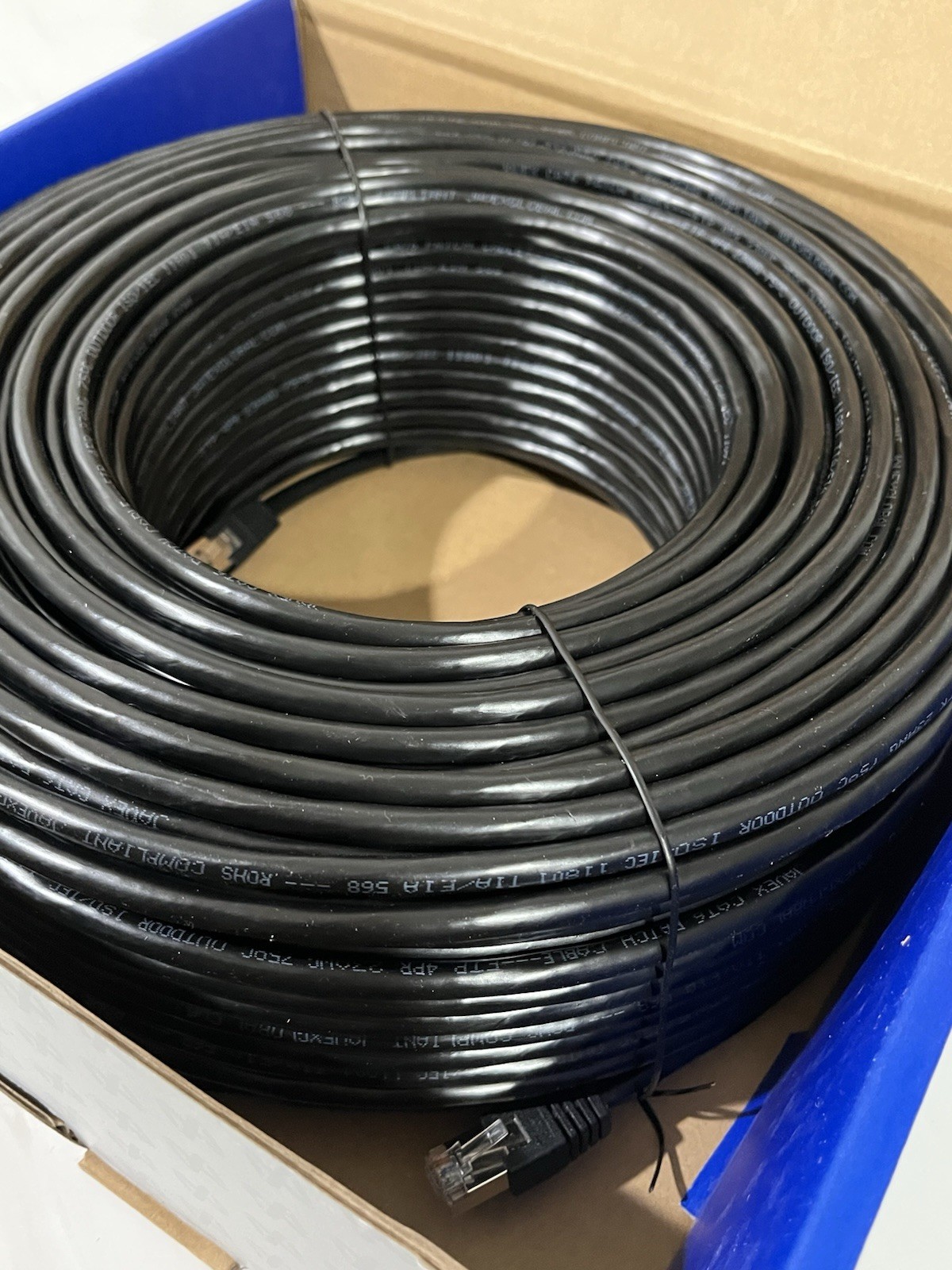 Javex CAT6 Outdoor FTP Sheilded 23 AWG CCA 100 Meters Ethernet Cable New