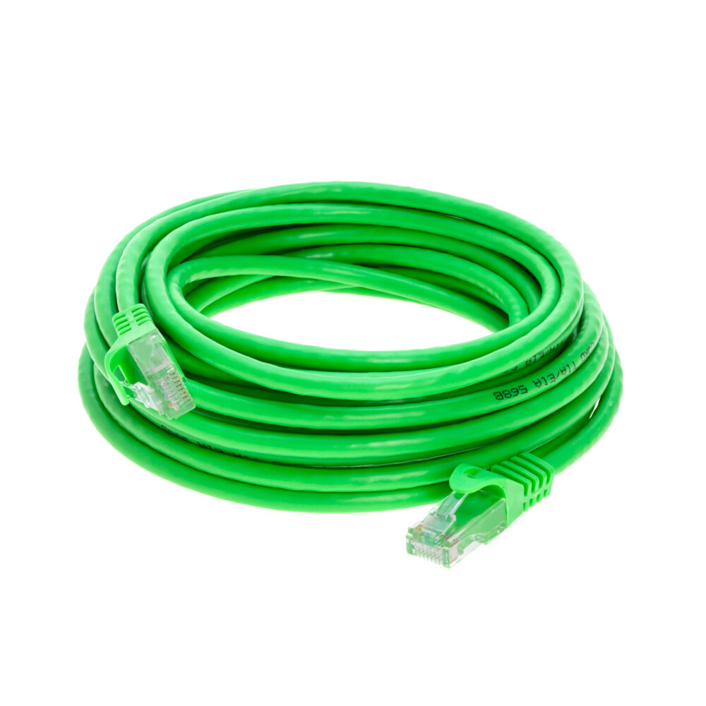 Cat6 Green Patch Cord Network Cable Ethernet LAN RJ45 UTP 50FT- 200FT Multi LOT