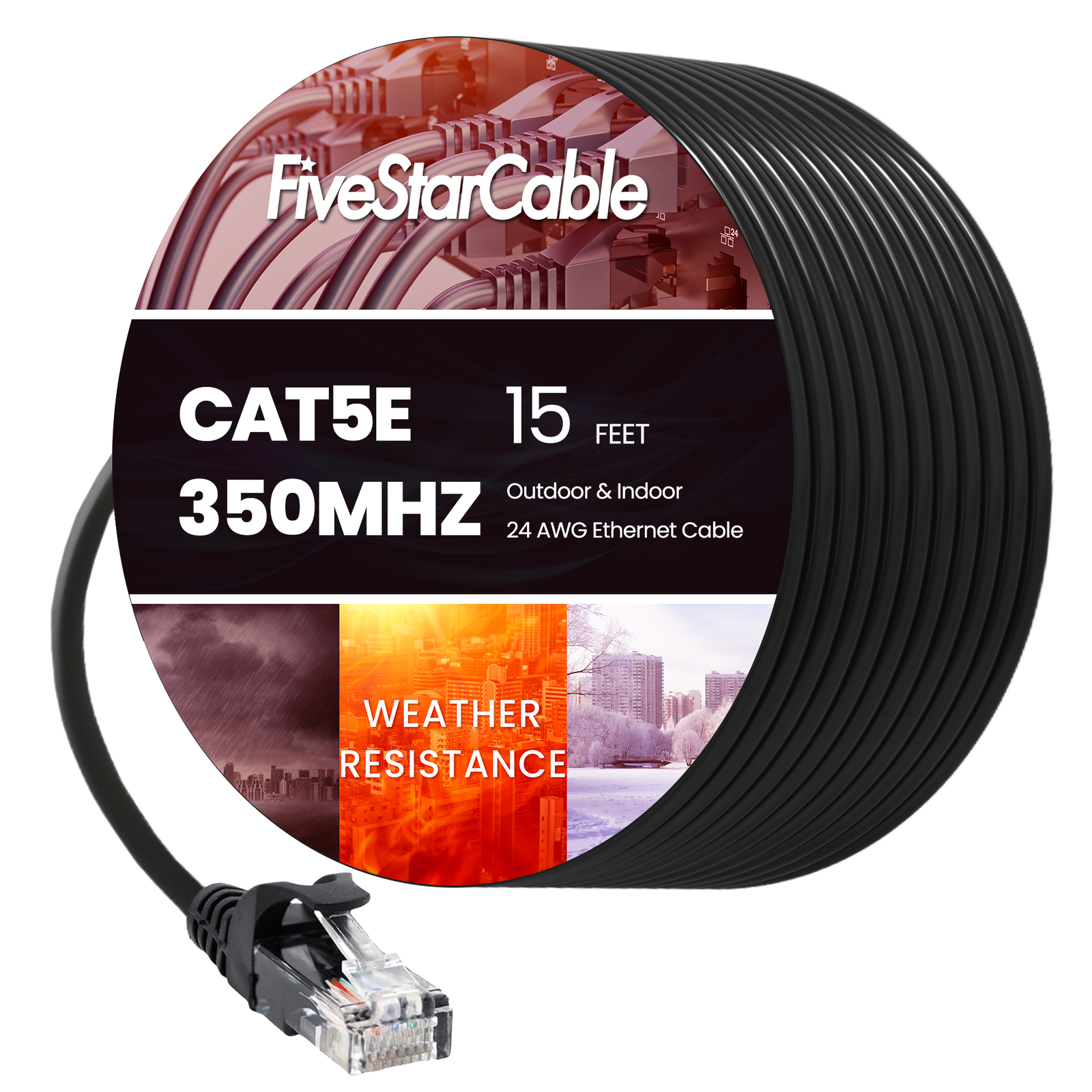 Cat5e 3ft 6ft 10ft 25ft 50ft 100ft Network LAN PC Gaming RJ45 Ethernet Cable