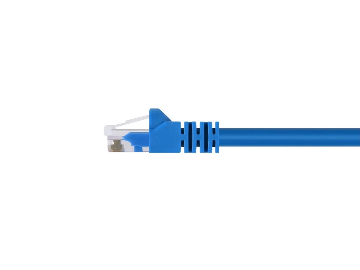 Cat5e Ethernet Patch Cable RJ45 Stranded 350Mhz UTP Copper Wire 24AWG 25ft Blue