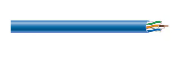 300 ft. Blue 24/4 Solid CU CAT5e CMP (Plenum) Data Cable