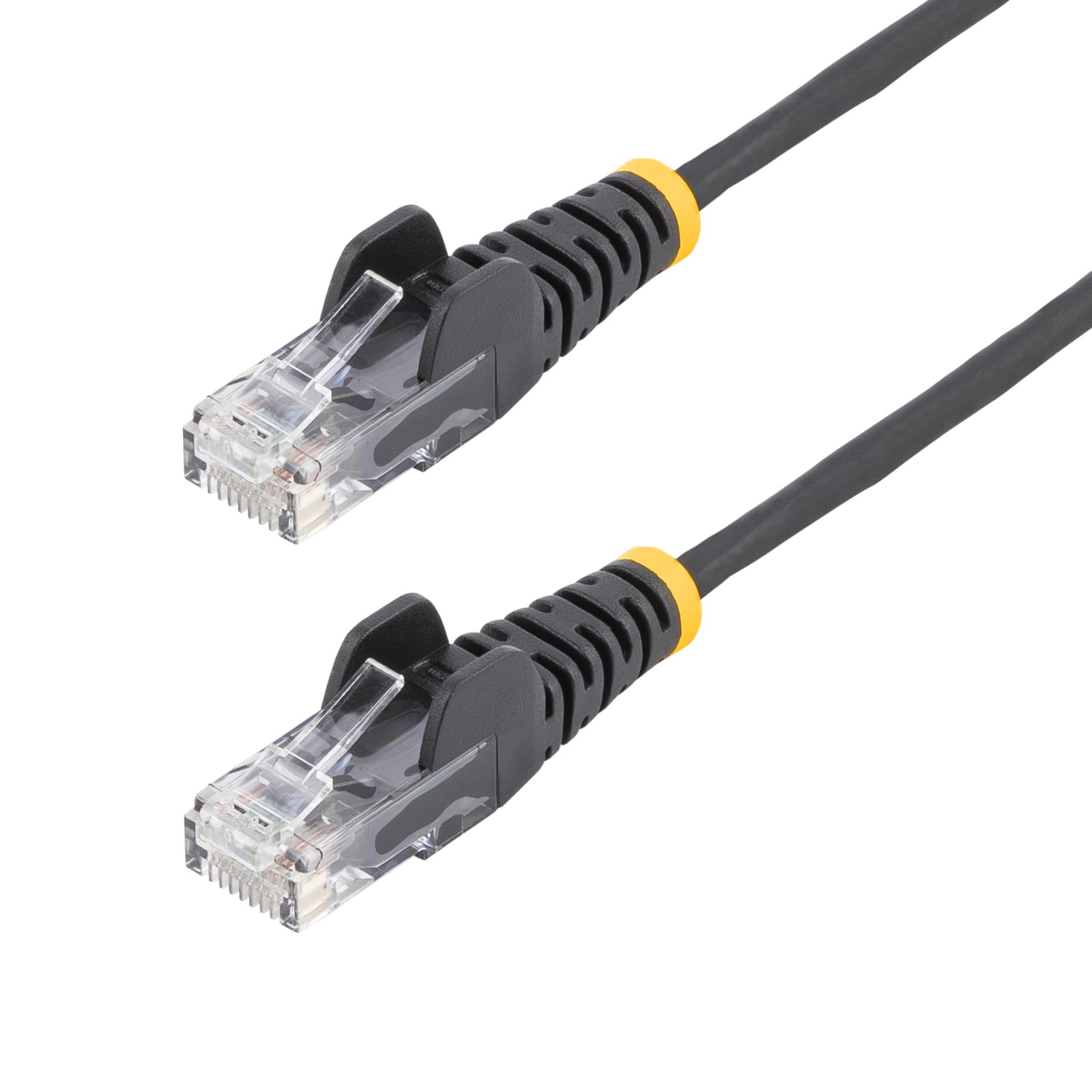 StarTech N6PAT9INBKS 9in Black Slim CAT6 Ethernet Cable RJ45 10Gbps
