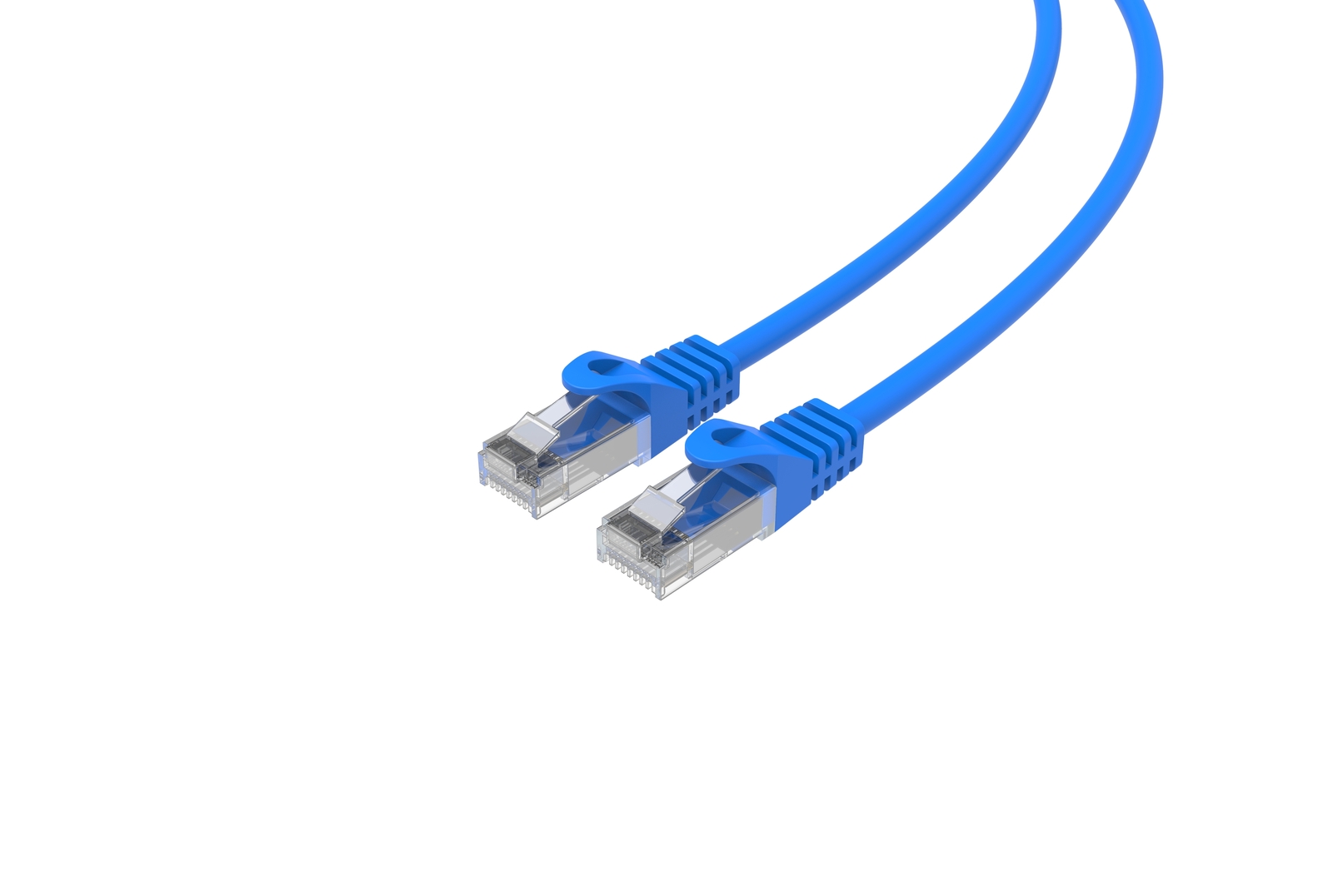 CAT6 Slim Ethernet Patch Cable Blue 10FT