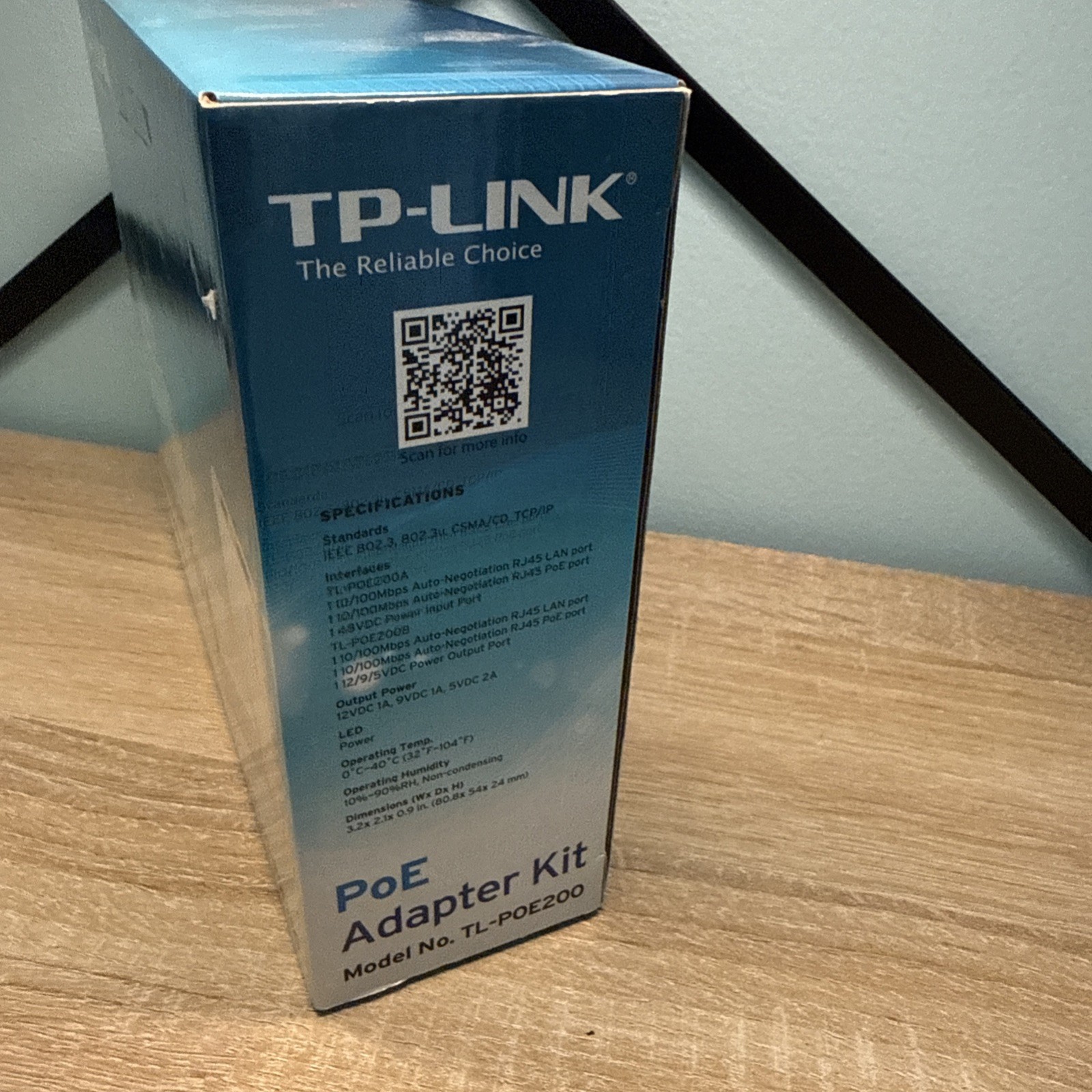 TP-LINK Power over Ethernet Adapter Kit (TL-POE200) – Brand New