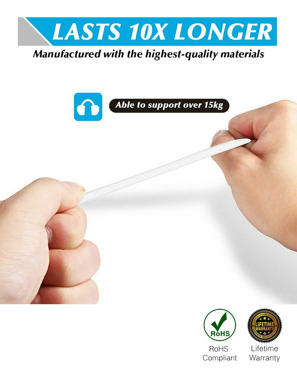 Cat7 3FT RJ45 Ethernet Ultra Flat Patch Network LAN Shielded Internet Cable Cord