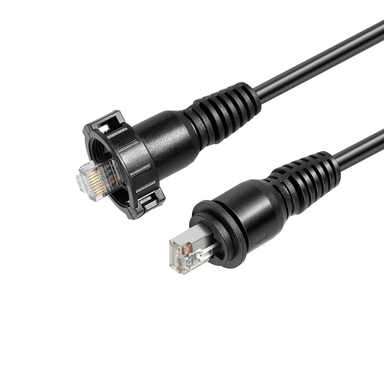 30FT Trolling Motor Extension Cable RJ45 Male to Male Ethernet Cable for Garmin