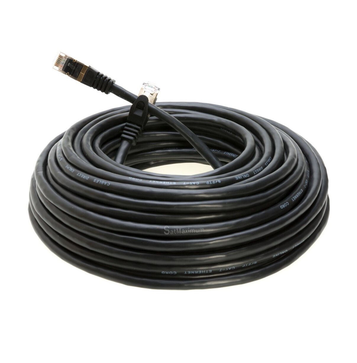 Cat7 S/FTP Ethernet Patch Cord Copper LAN Network Wire 50FT-200FT Multi LOT