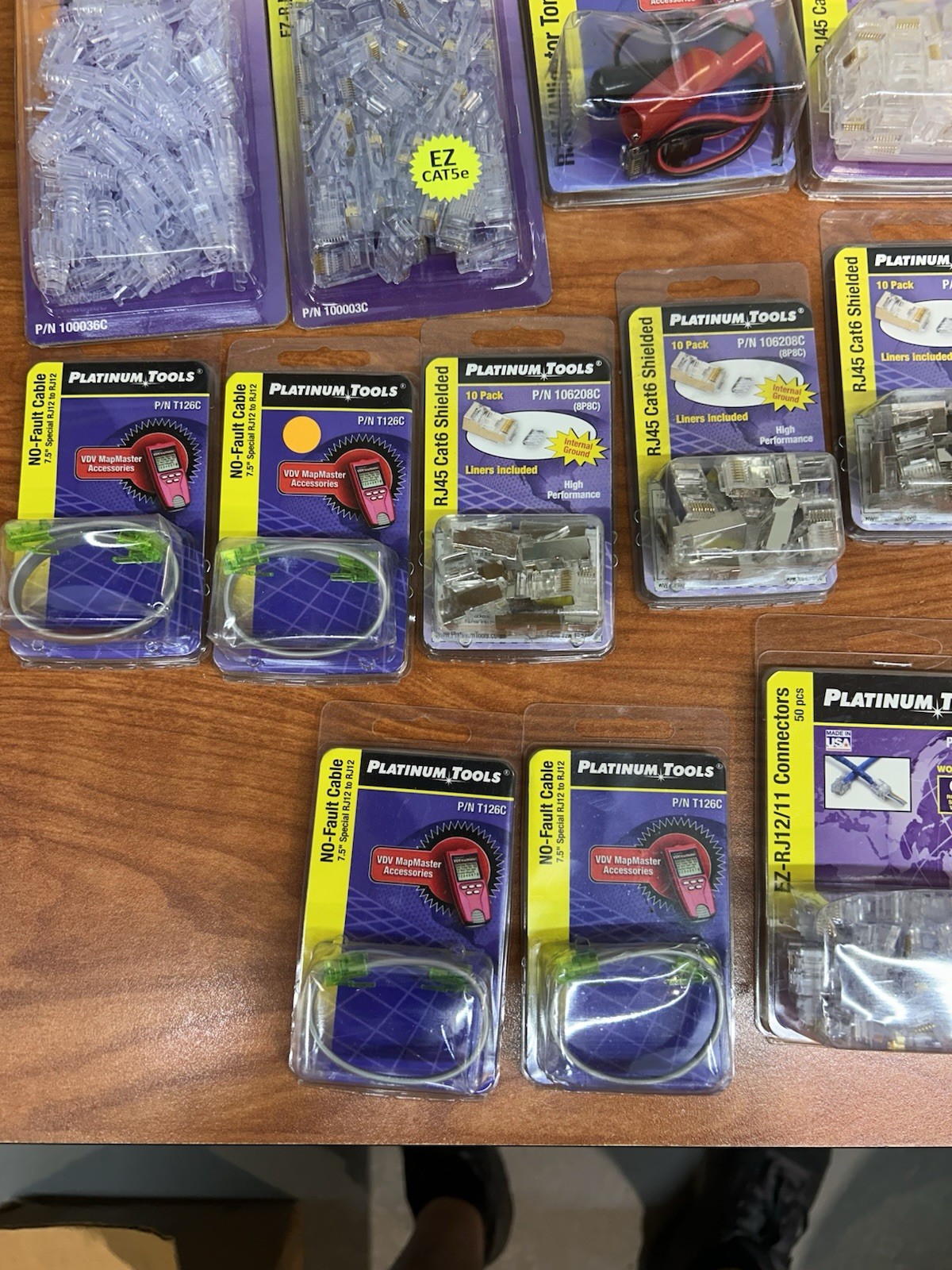 Platinum Tools, Bulk Lot Of Connectors And Other Items. All New In Packages JD