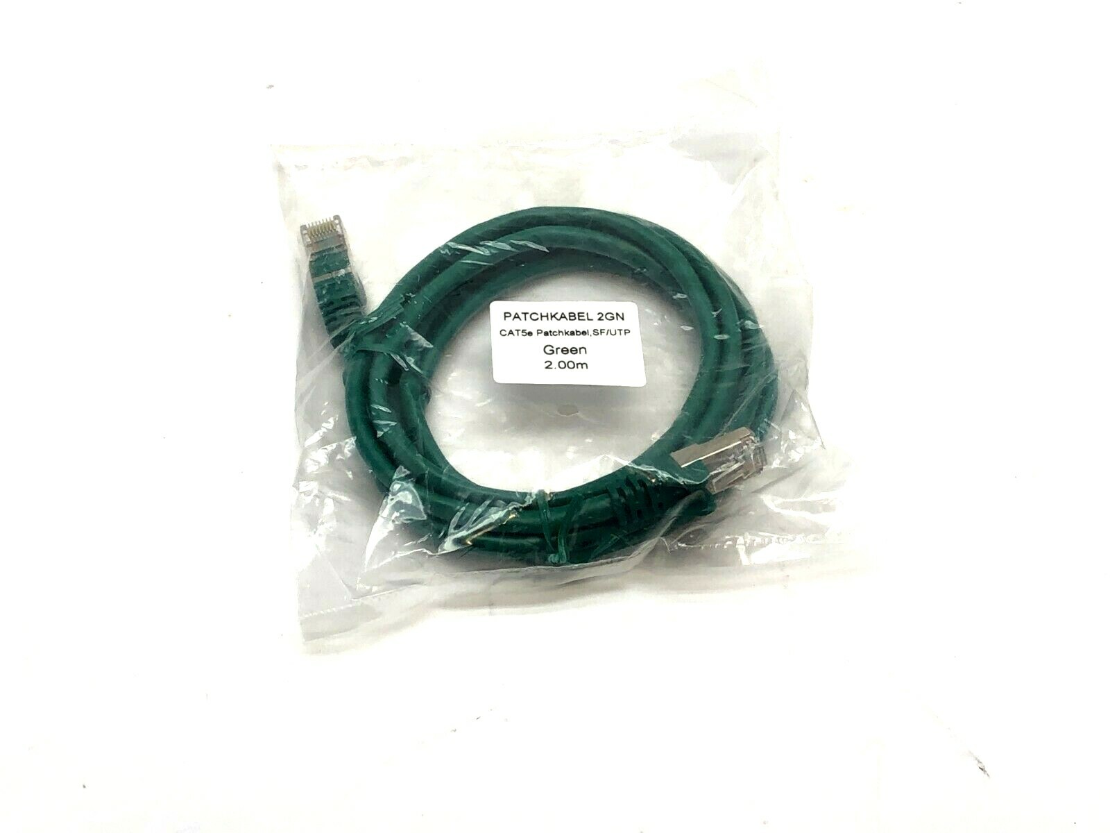 EFB Electronik K5460.2 RJ45 Patch cable SF/UTP Cat.5e PVC CCA Green