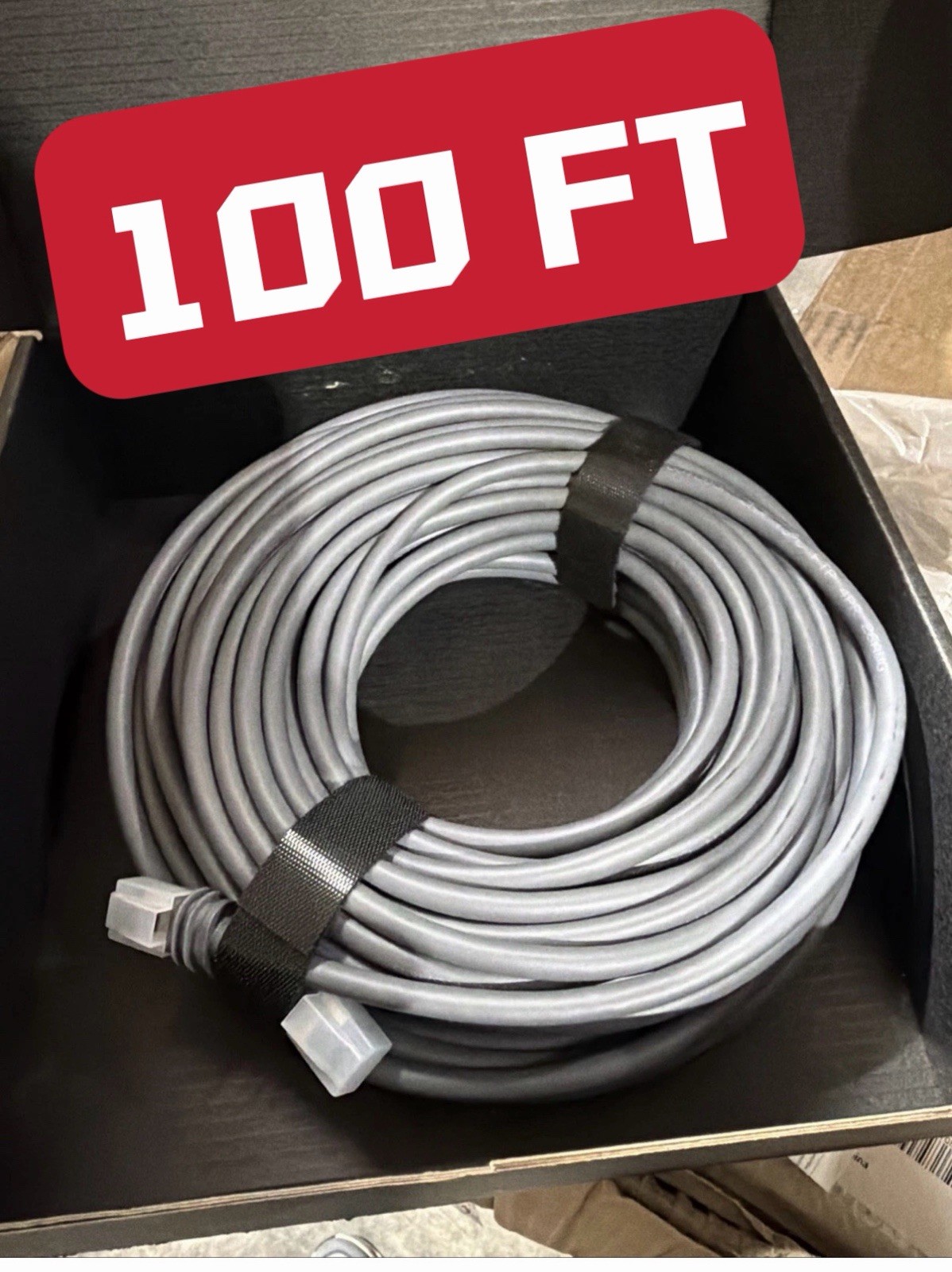 Starlink Extension Cable 100ft Waterproof Outdoor Ethernet RJ45 for Dish Router
