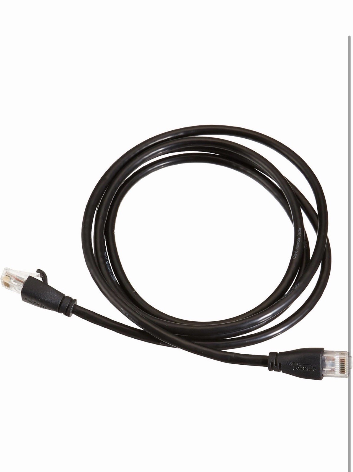 Amazon Basics RJ45 Cat-6 Ethernet Patch Internet, 5 Foot, Black