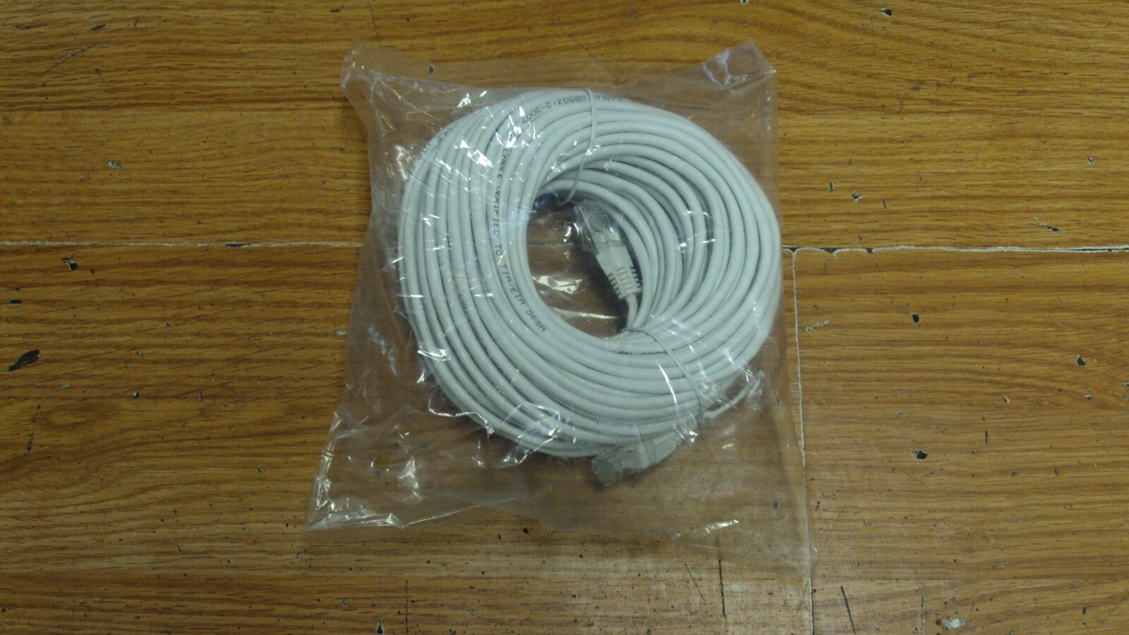 New In Pk Network Ethernet Cable 100ft Cat 5 Verified TIA/EIA 568A 24AWG 4PR B33