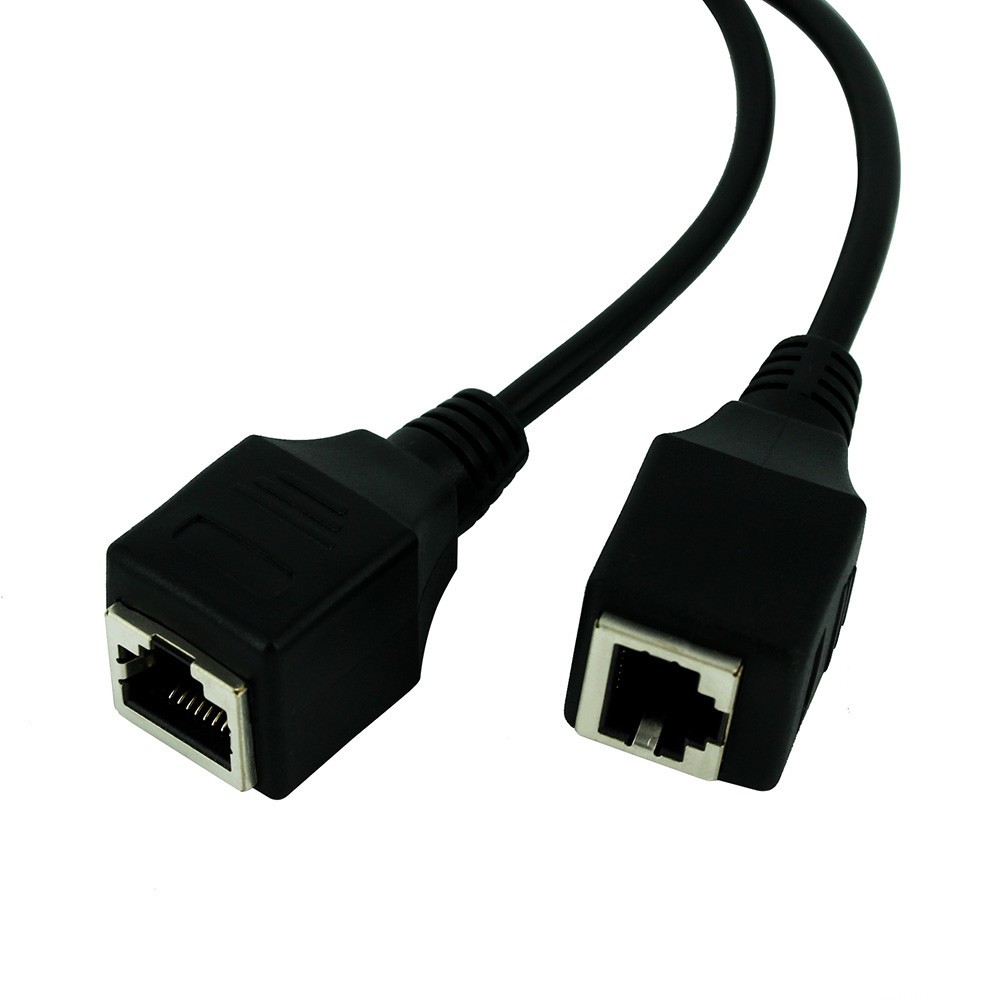 RJ45 Ethernet Splitter Cable 1 to 2 Way LAN Network Adapter Cat6 Cat5e Connector
