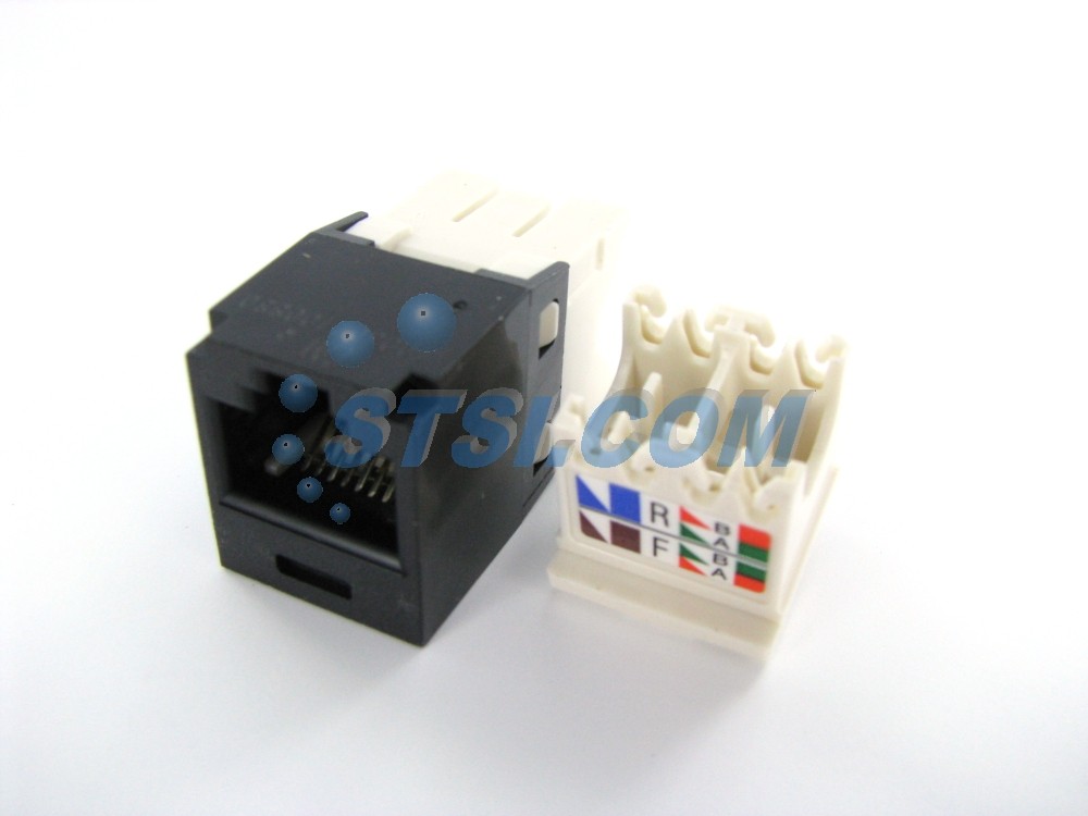 GENIUNE Panduit CJ688TGBL Cat6 Mini-Com Jack Module, Black ~STSI