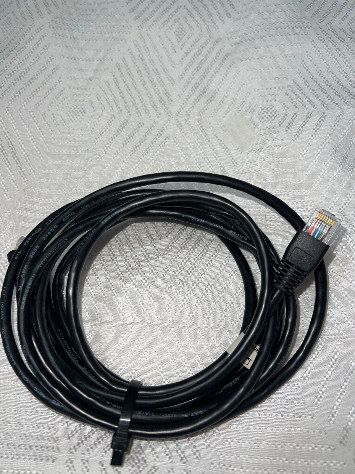 10 Ft CABLETECH TECHNOLOGY Cable CAT.6 UTP TIA/EIA-568-B.2-1 E237114 2835 219561