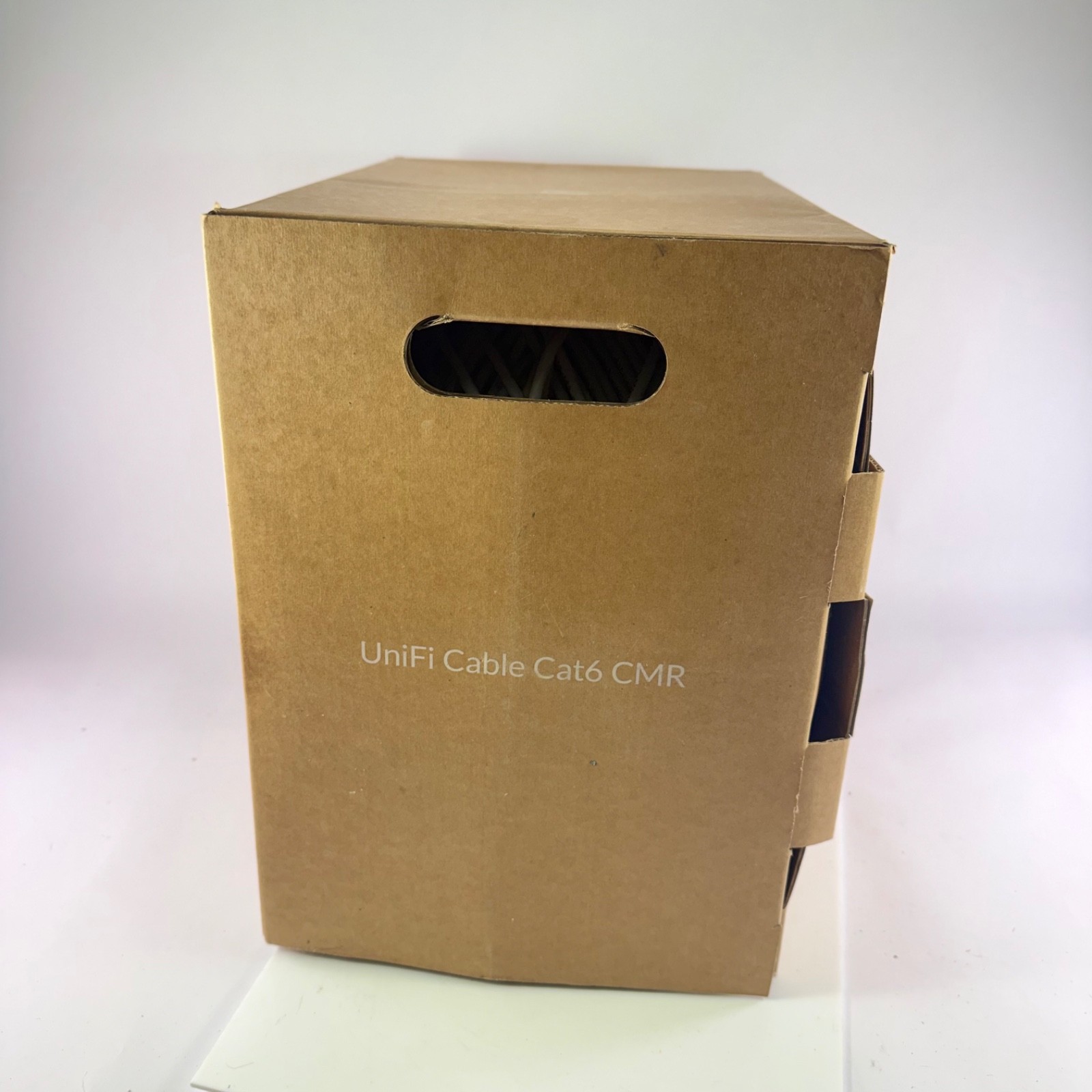 Ubiquiti UniFi Cable Cat6 CMR U-CABLE-C6-CMR 1000ft Roll Open Box Partial Used