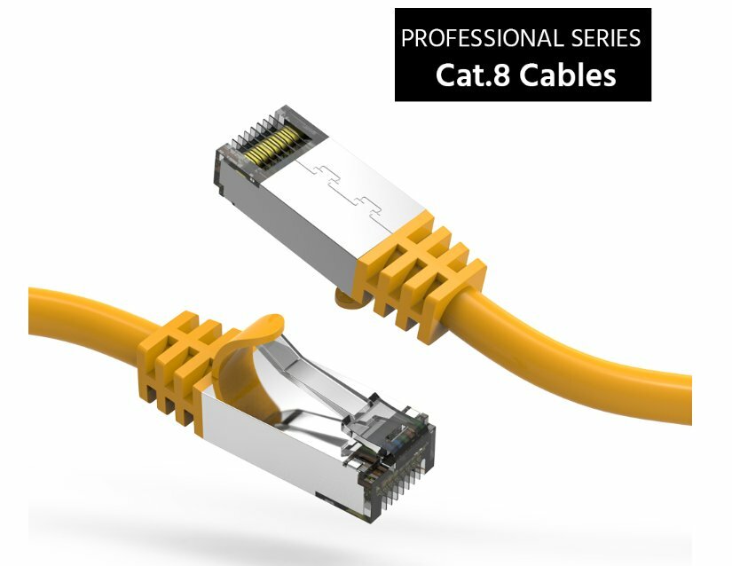 5x Cat.8 Shielded 40Gbps CAT 8 Ethernet Cable RJ45 1Ft 2Ft 3Ft 5Ft 7Ft 10Ft lot