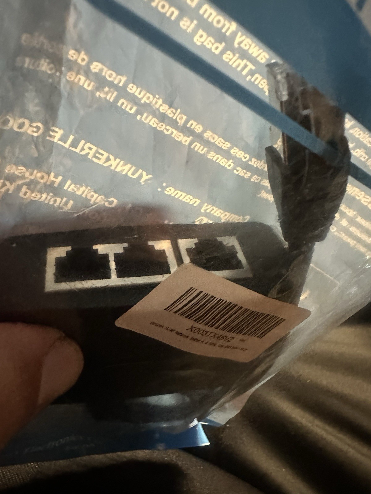 RJ45 Ethernet Splitter Adapter Cable 1 to 3 Network LAN Hub Male to 3 Female NEW