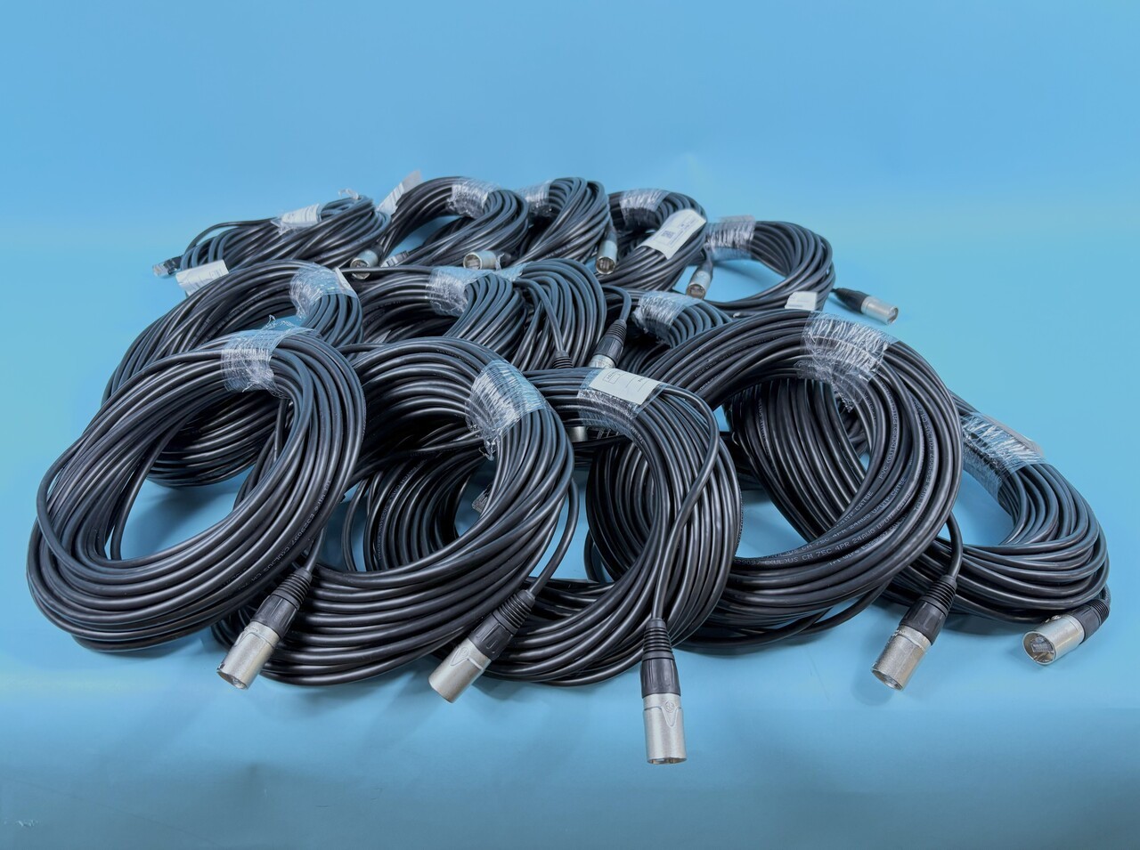 LOT OF 15 ETHERCON CAT5E 54022 CABLES: rj45, ethernet, 20m |603-8945732
