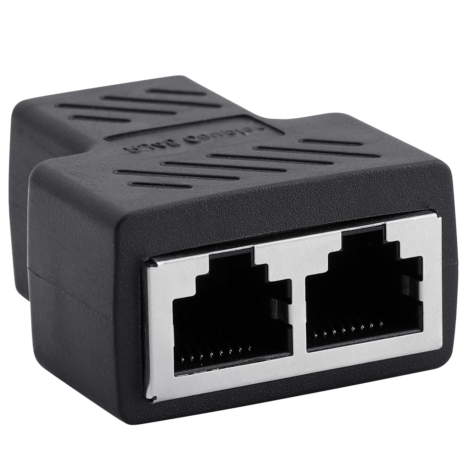 RJ45 Splitter Adapter 1-2 Way Dual Female Port Connector Plug LAN Ethernet Cable