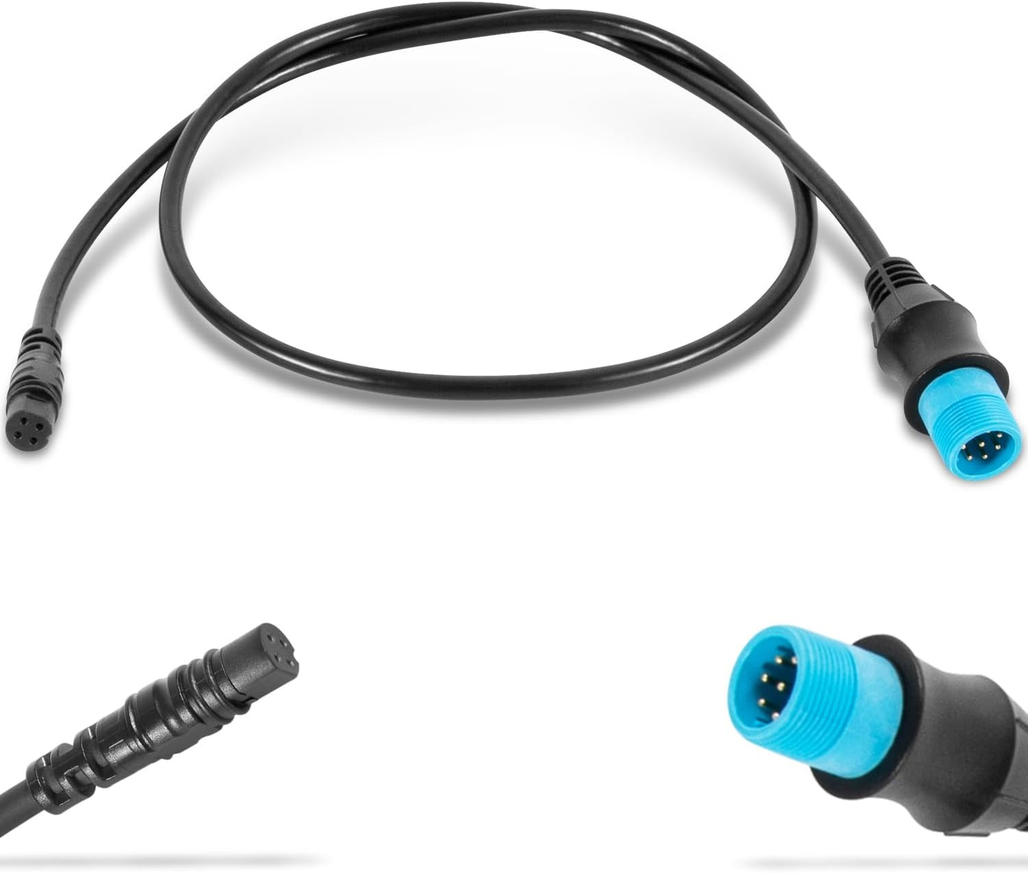 0101271900 Adapter, 8 Pin Transducer to 4 Pin Sounder for Garmin AIRMAR, ECHOMAP
