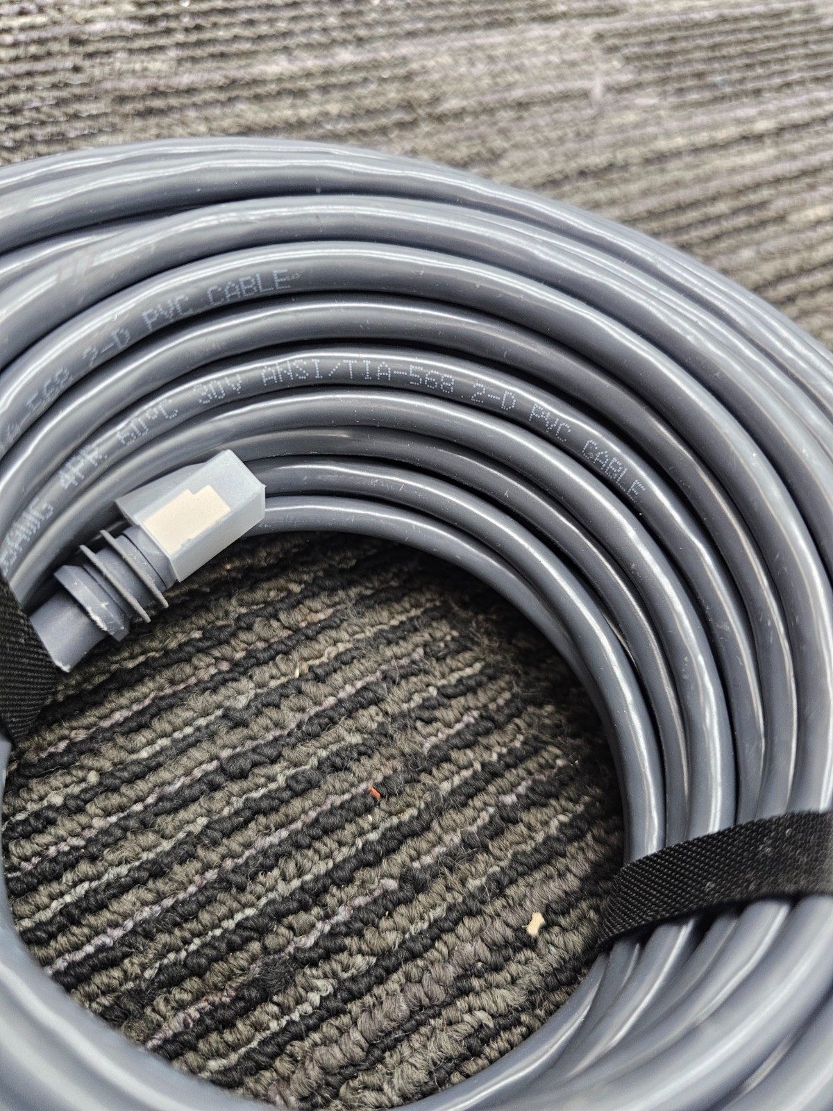 CAT6 26AWG F/UTP PVC CABLE 100FT 30V ANSI/TIA-568 2-D Gray