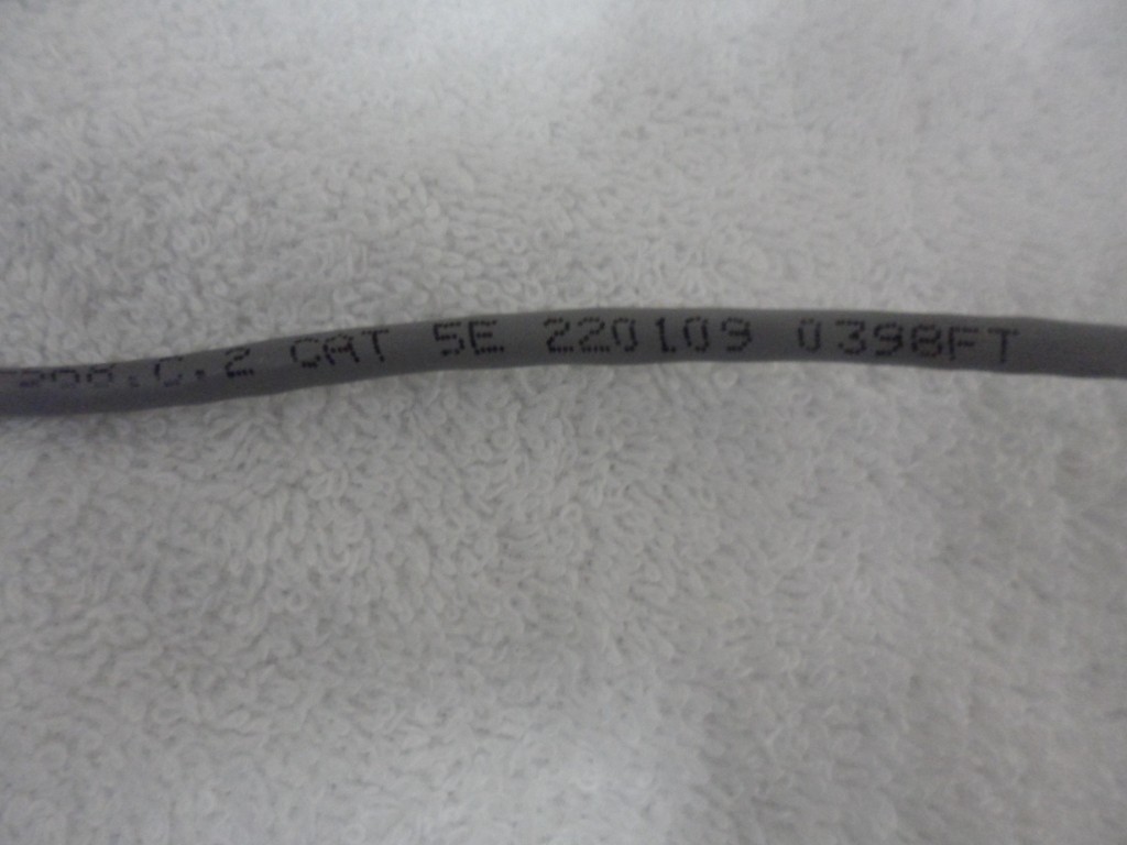 Southwire 398ft. 24/4 Solid CU CAT5e CMR Riser Data Cable in Gray 56917949